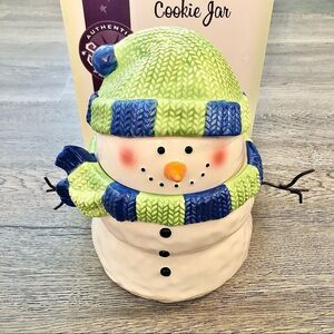 SCENTSY 𝅺Snowman Cookie Jar - Host Exclusive - Brand New In Box - Great Gift!